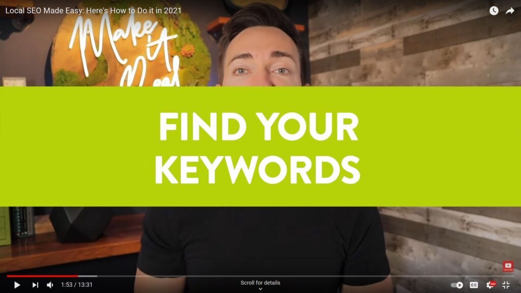 Find Your Keywords to Improve your Local SEO